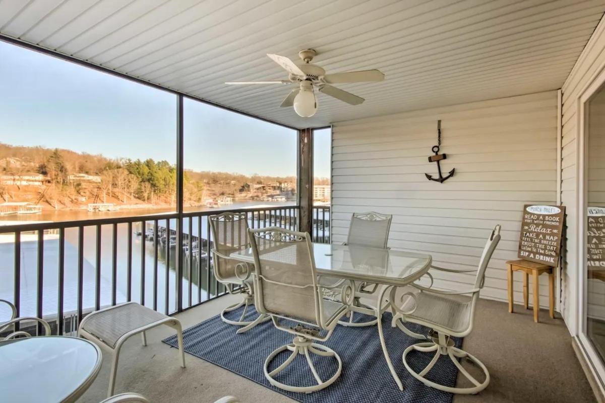 Waterfront Condo With Boat Slip! 레이크오자크 외부 사진